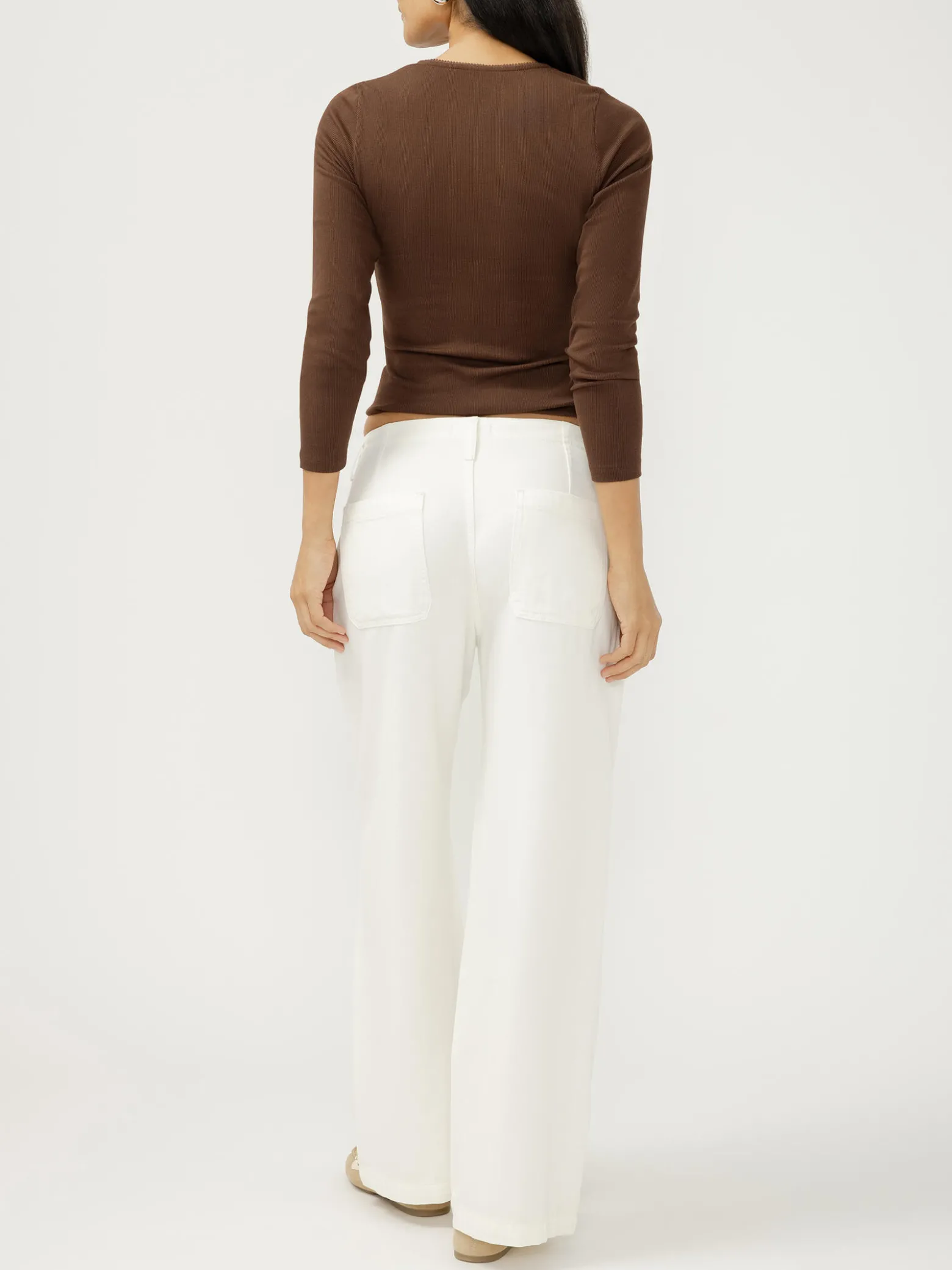 Wide Leg Drawstring Beach Jeans