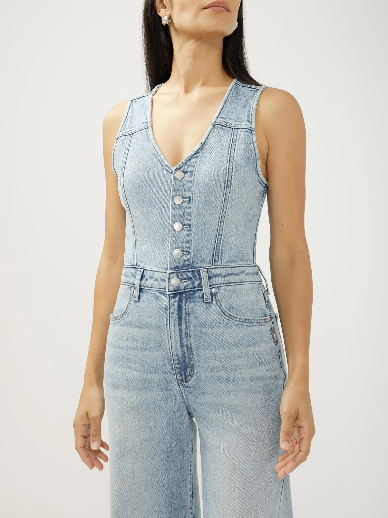 Wide Leg Vest Jumpsuit