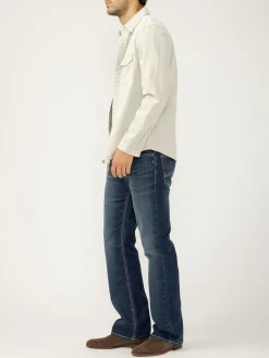 Zac Relaxed Fit Straight Leg Knit Flex Jeans