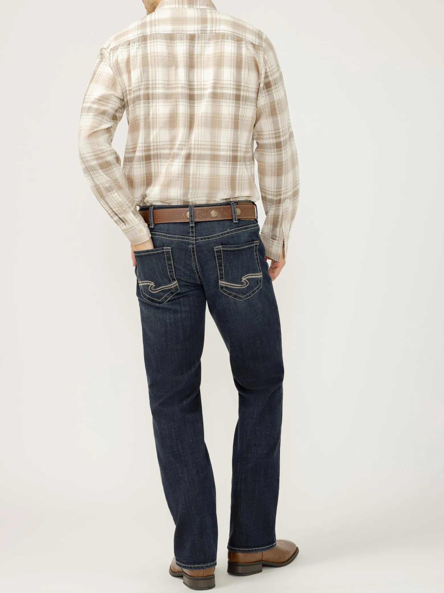 Zac Relaxed Fit Straight Leg Frontier Strong Jeans