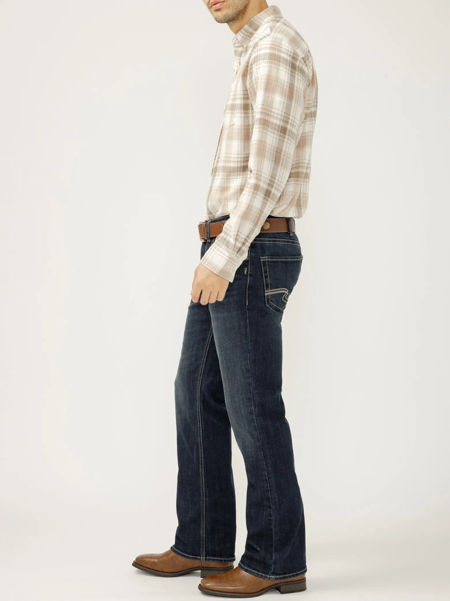 Zac Relaxed Fit Straight Leg Frontier Strong Jeans