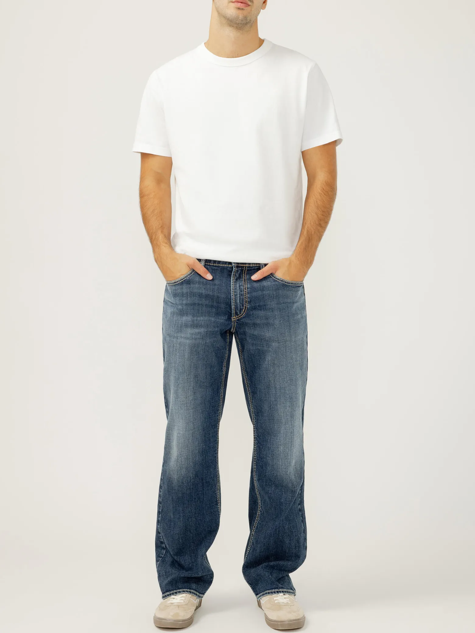 Zac Relaxed Fit Straight Leg Jeans