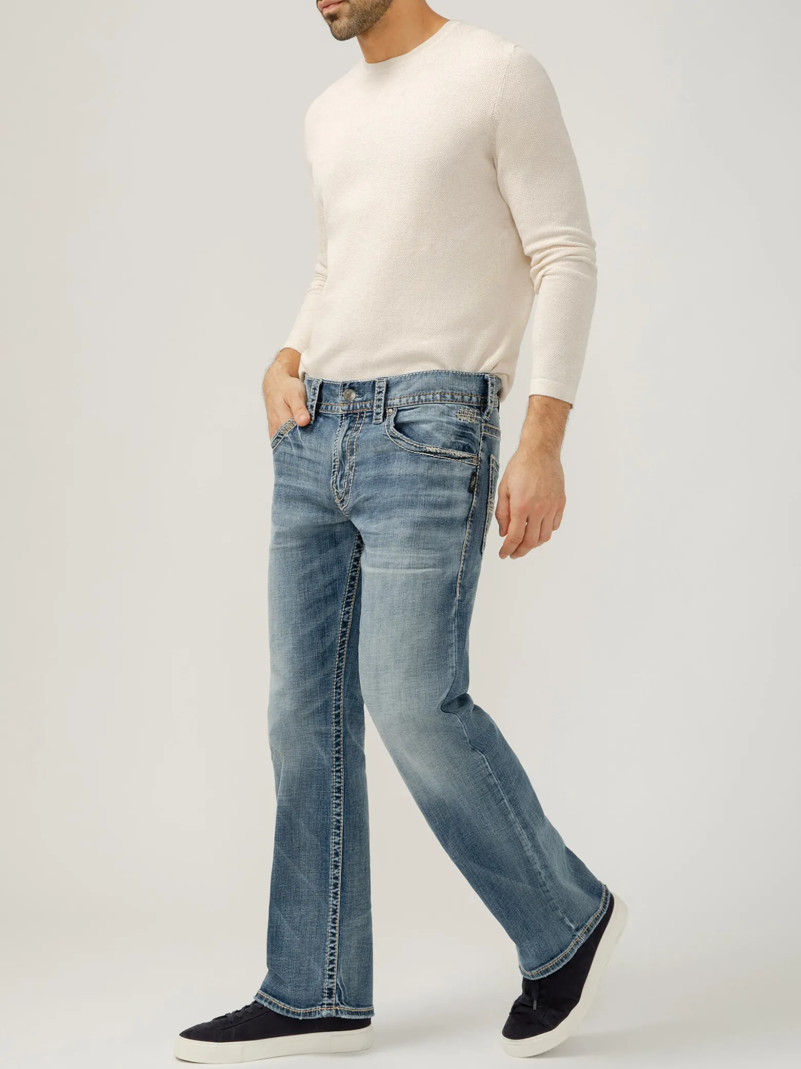Zac Relaxed Fit Straight Leg Jeans